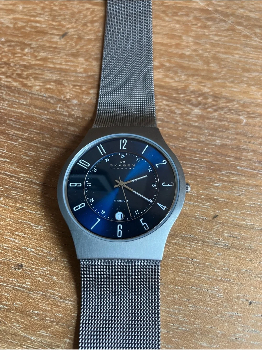 Skagen Denmark Titanium Quartz Watch - Selling As Is
